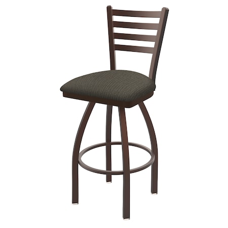 Holland Bar Stool Co 36" Swivel Bar Stool, Bronze Finish, Graph Chalice Seat 41036BZ019